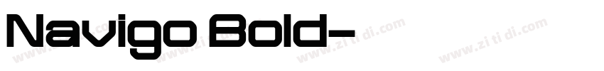 Navigo Bold字体转换